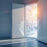 Motivos del hielo en la pared trasera del frigorífico