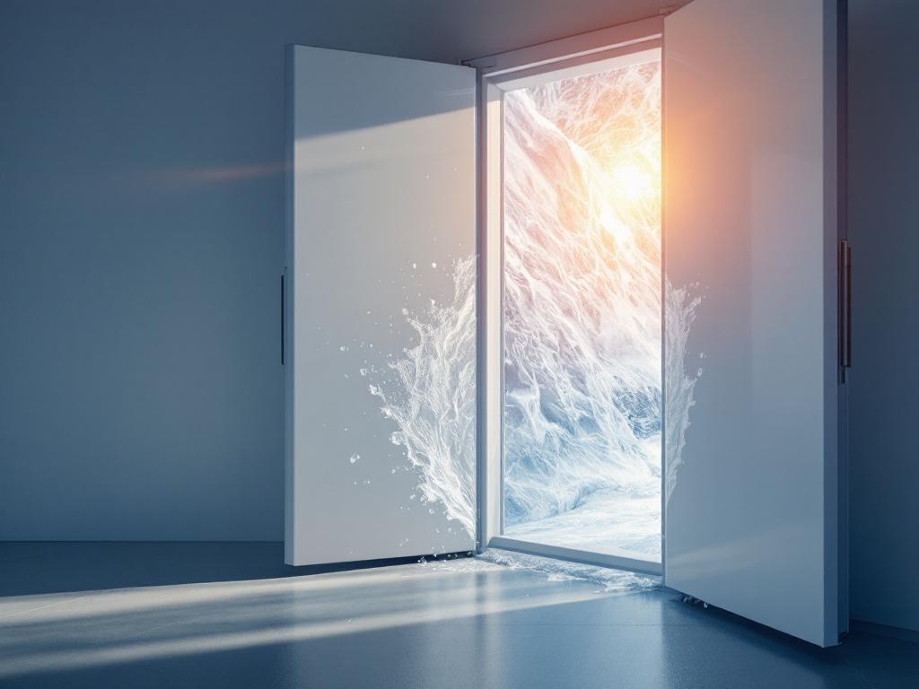 Motivos del hielo en la pared trasera del frigorífico