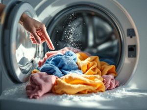 Razones comunes de detergente en la ropa tras lavado