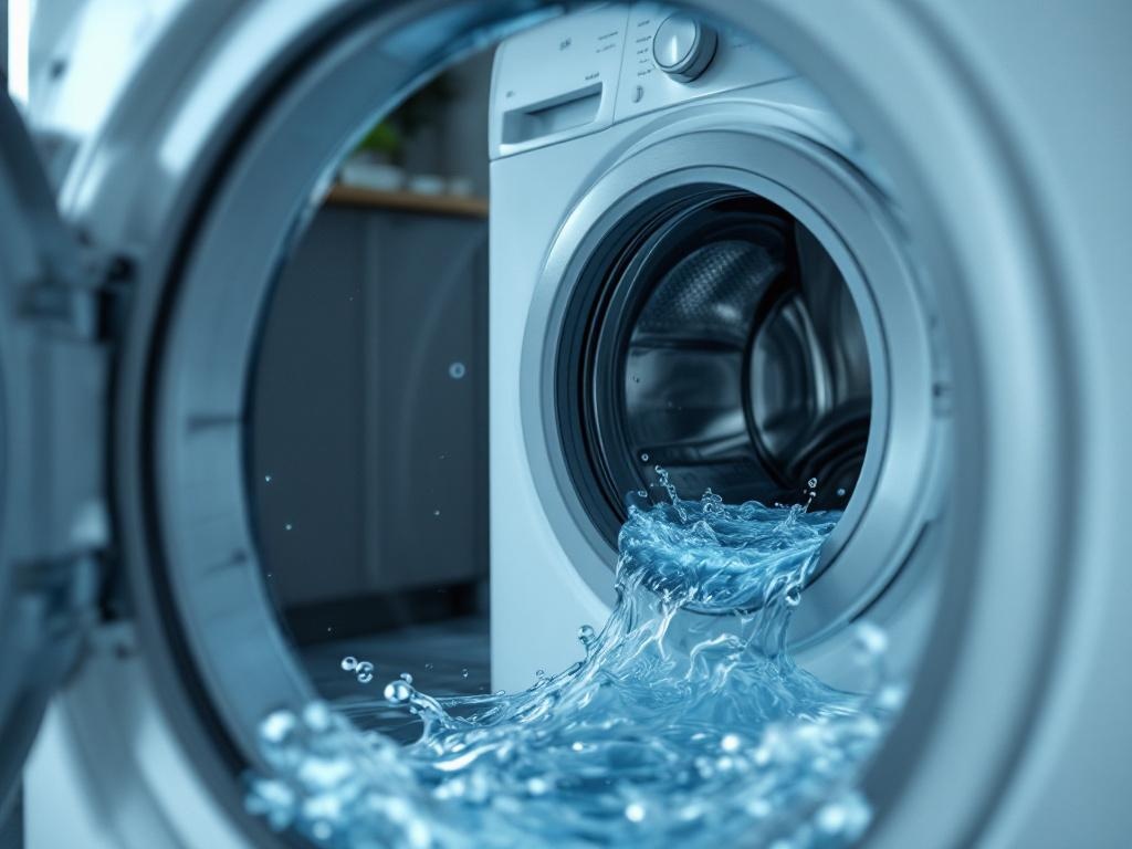 Fuga de agua en lavadora: causas y soluciones