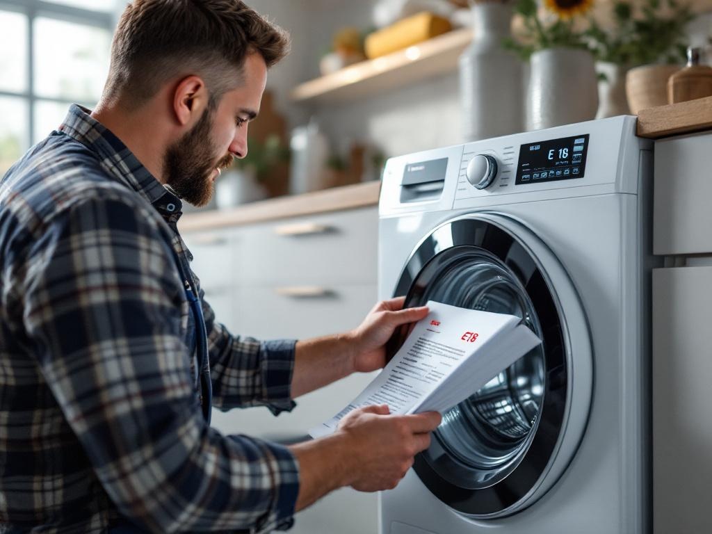 Error E18 en lavadora Bosch: Significado y soluciones